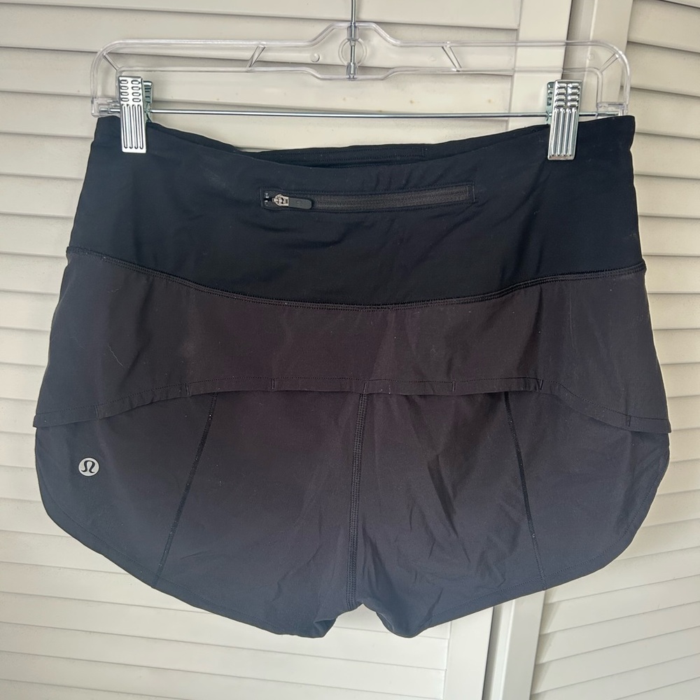 Lululemon Speed Up Low-Rise Lined Short 2.5” Black
